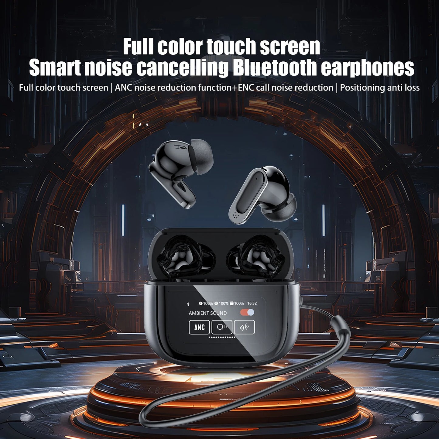 LCD Smart Audio Earbuds