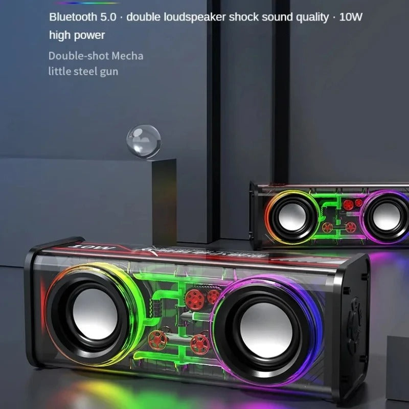 V8 Transparent Mecha Speakers