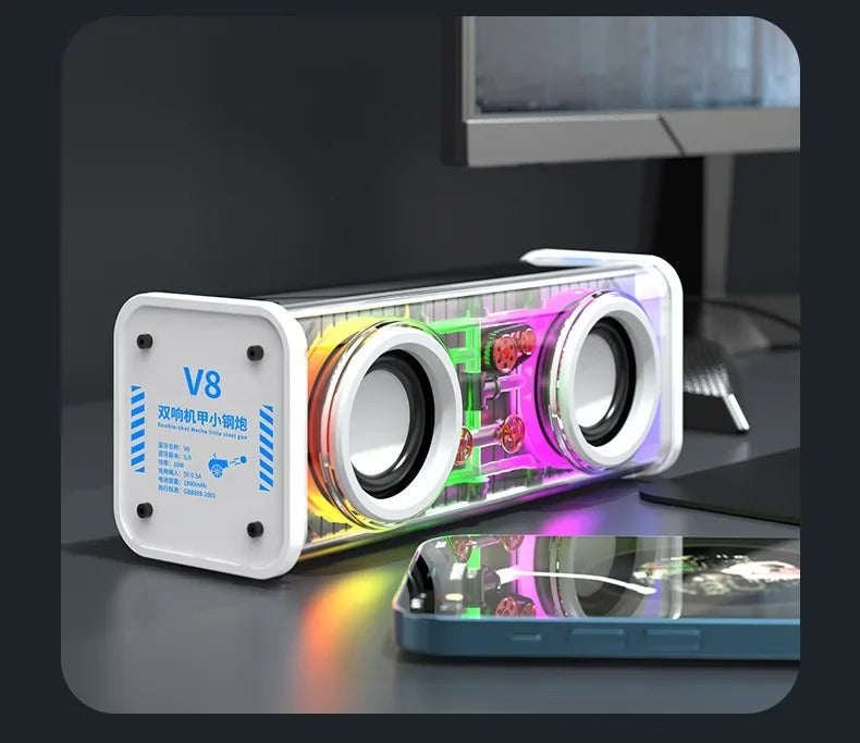 V8 Transparent Mecha Speakers