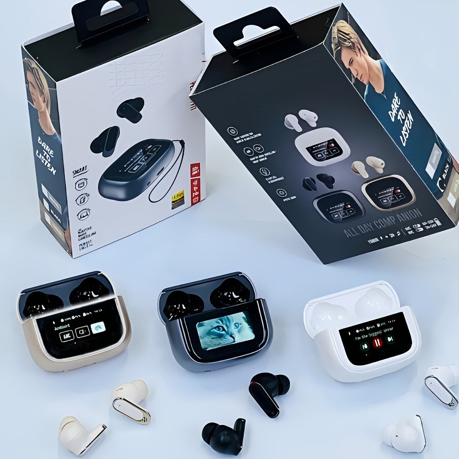 LCD Smart Audio Earbuds