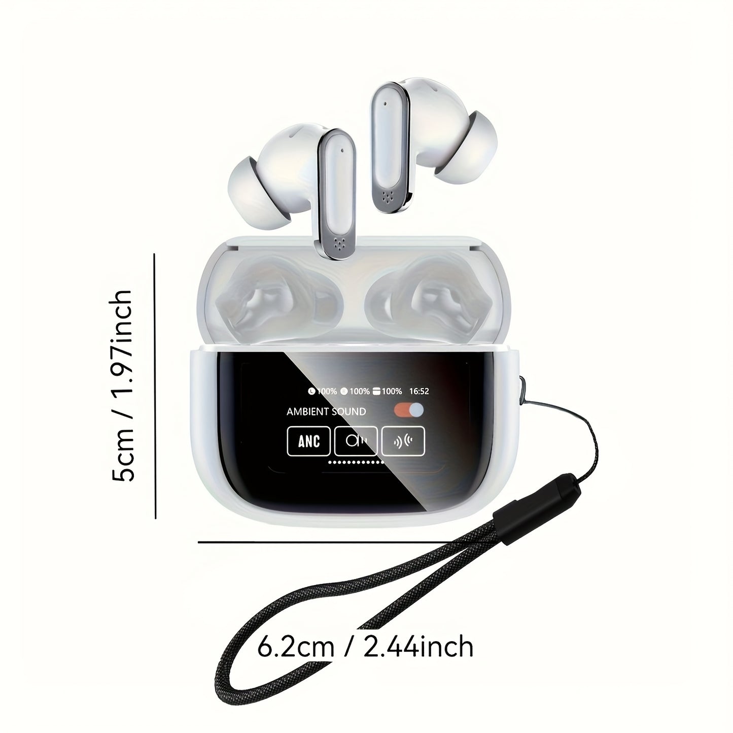 LCD Smart Audio Earbuds